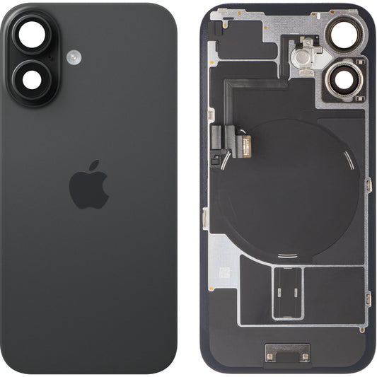 Pokrov baterije Apple iPhone 16, Črn, Zamenjava