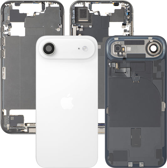 Pokrov baterije Apple iPhone 17 Air, z srednjim ohišjem, popolni deli, bel (Cloud White), Swap Premium
