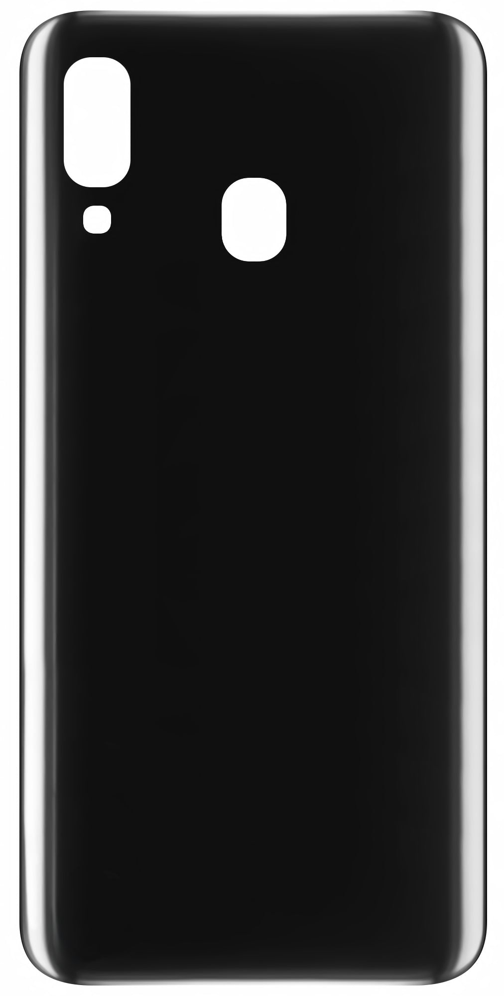 Pokrov baterije združljiv s Samsung Galaxy A40 A405, črne barve