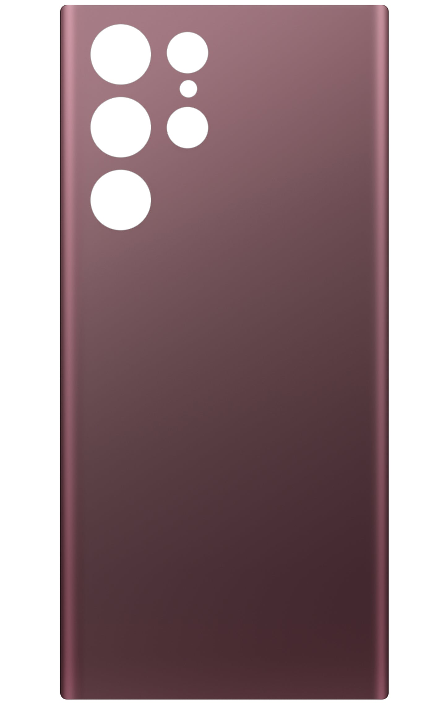 Pokrov baterije združljiv s Samsung Galaxy S22 Ultra 5G S908, vinsko rdeč