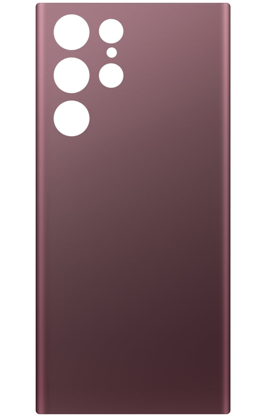 Pokrov baterije združljiv s Samsung Galaxy S22 Ultra 5G S908, vinsko rdeč