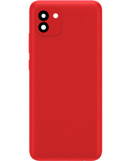 Pokrov baterije združljiv s Samsung Galaxy A03 A035, različica F, rdeča