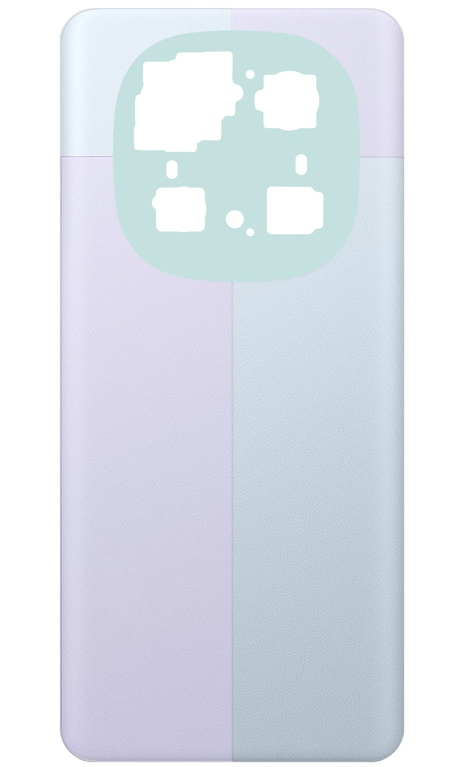 Pokrov baterije združljiv z Xiaomi Redmi Note 14 Pro 5G, vijoličen