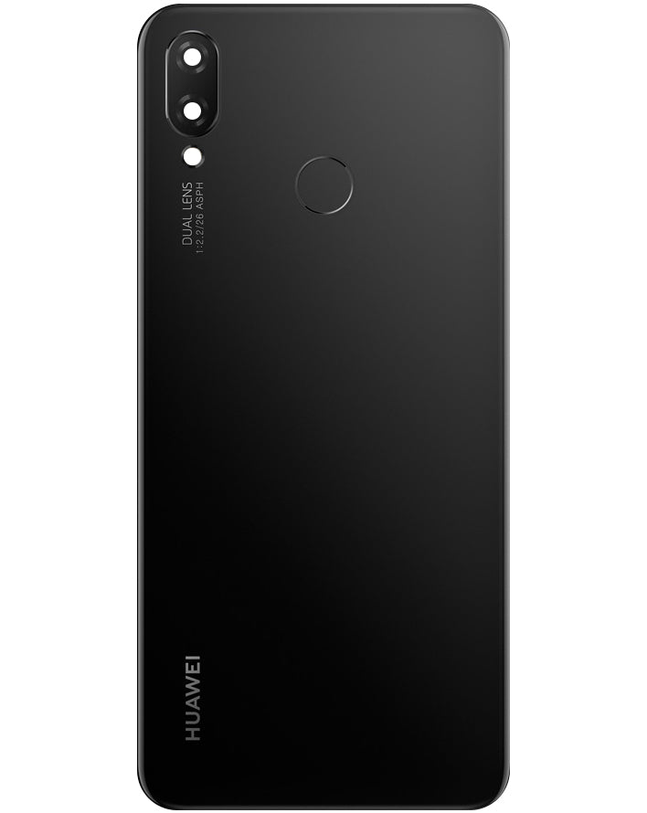 Battery Cover Huawei nova 3i, Black, Service Pack 02352CAH