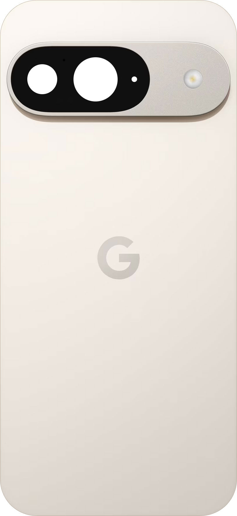 Pokrov baterije Google Pixel 9, bel (Porcelain White), zamenjava G949-00949-00