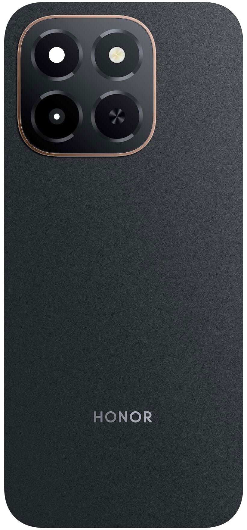 Honor X6c Battery Cover, Black (Midnight Black), Swap 9707ABYE