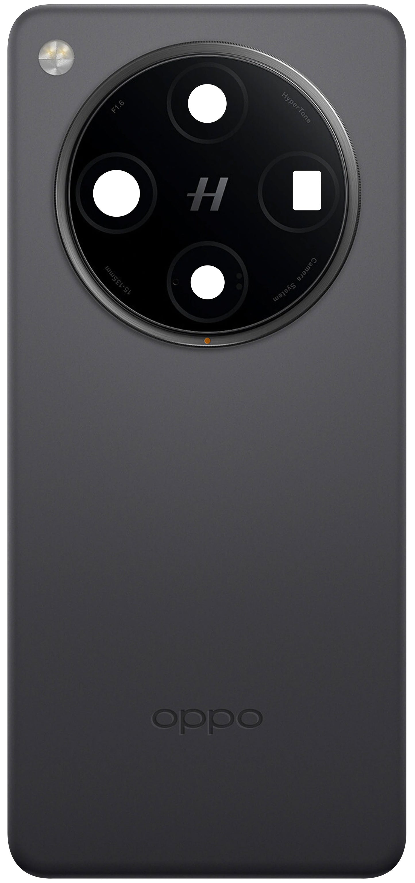 Pokrov baterije Oppo Find X8 Pro, črn (Space Black), Service Pack 621033000405