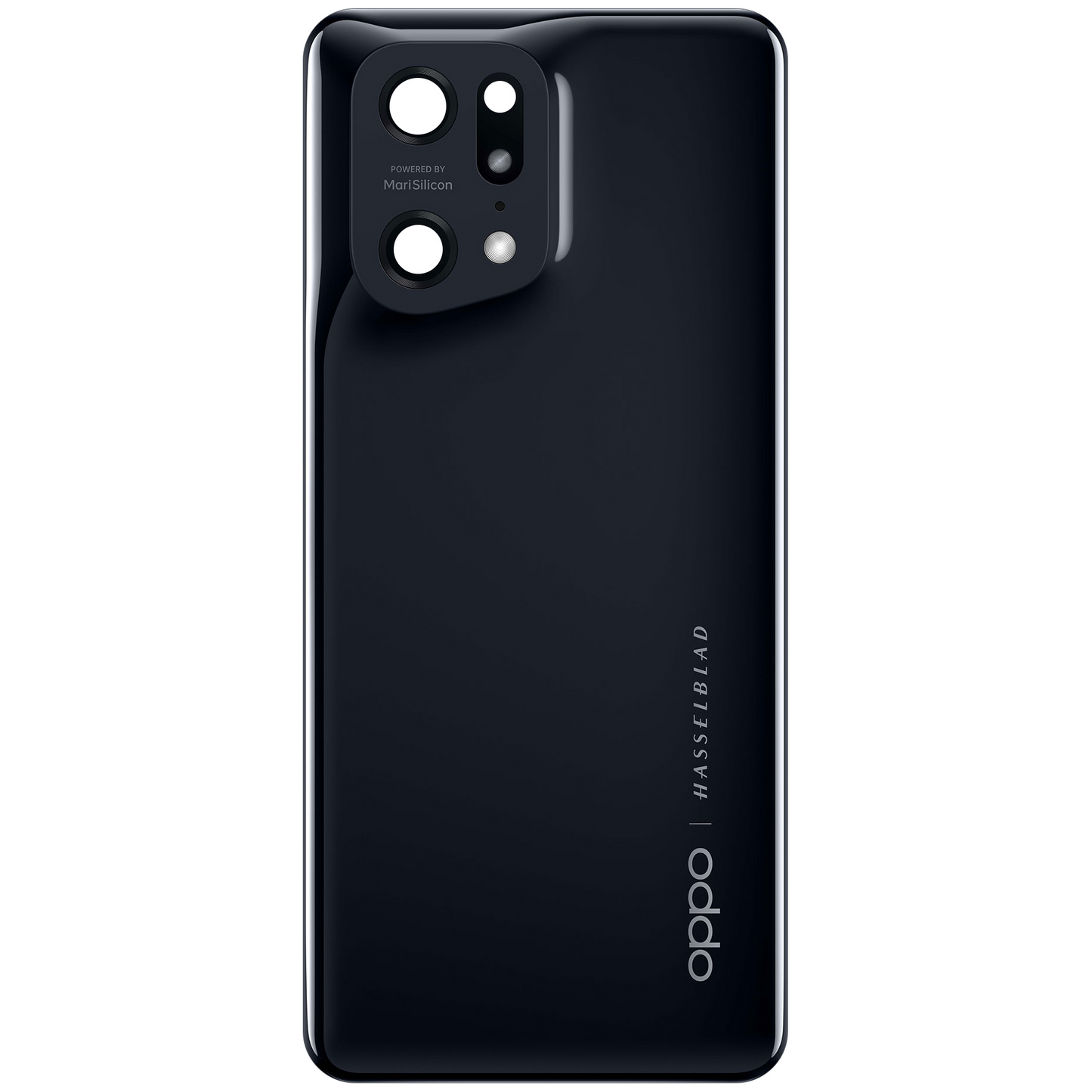 Pokrov baterije Oppo Find X5 Pro, črn (keramično črn), zamenjava 4150009