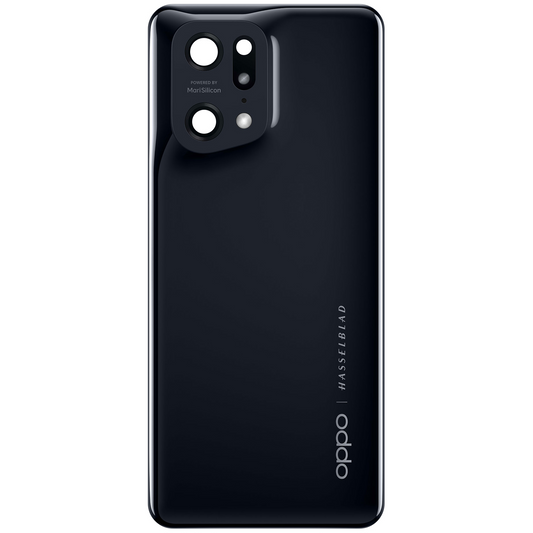 Pokrov baterije Oppo Find X5 Pro, črn (keramično črn), zamenjava 4150009