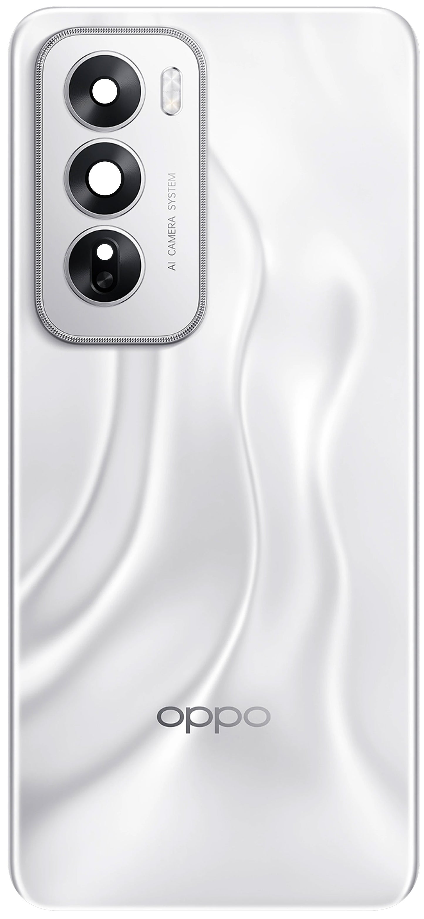 Pokrov baterije Oppo Reno12, Srebrn (Astro Silver), Service Pack 621033000316