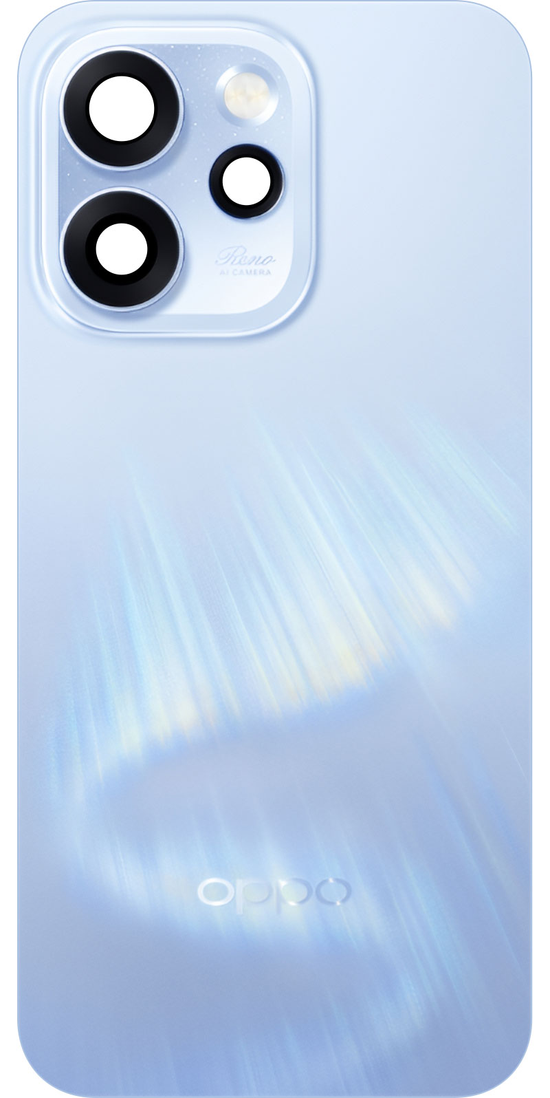 Pokrov baterije Oppo Reno15 Pro Mini / Reno15 Pro, modra (Aurora Blue), servisni paket 621033000913