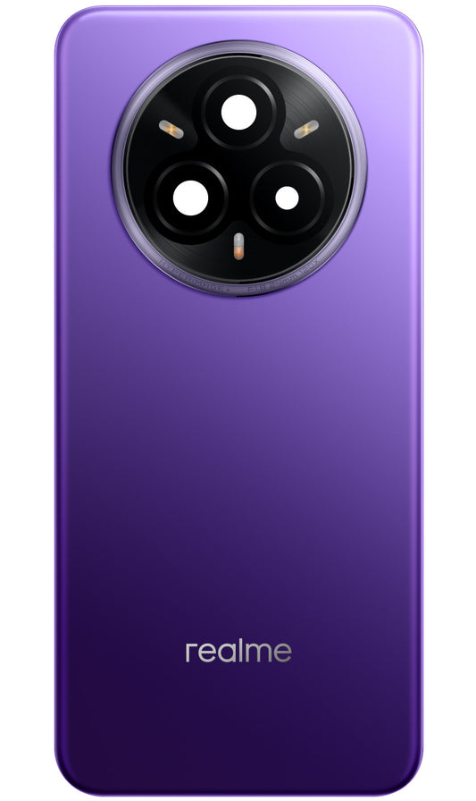 Pokrov baterije Realme 14 Pro+, Vijolična (Bikaner Purple), Servisni paket 621033000453