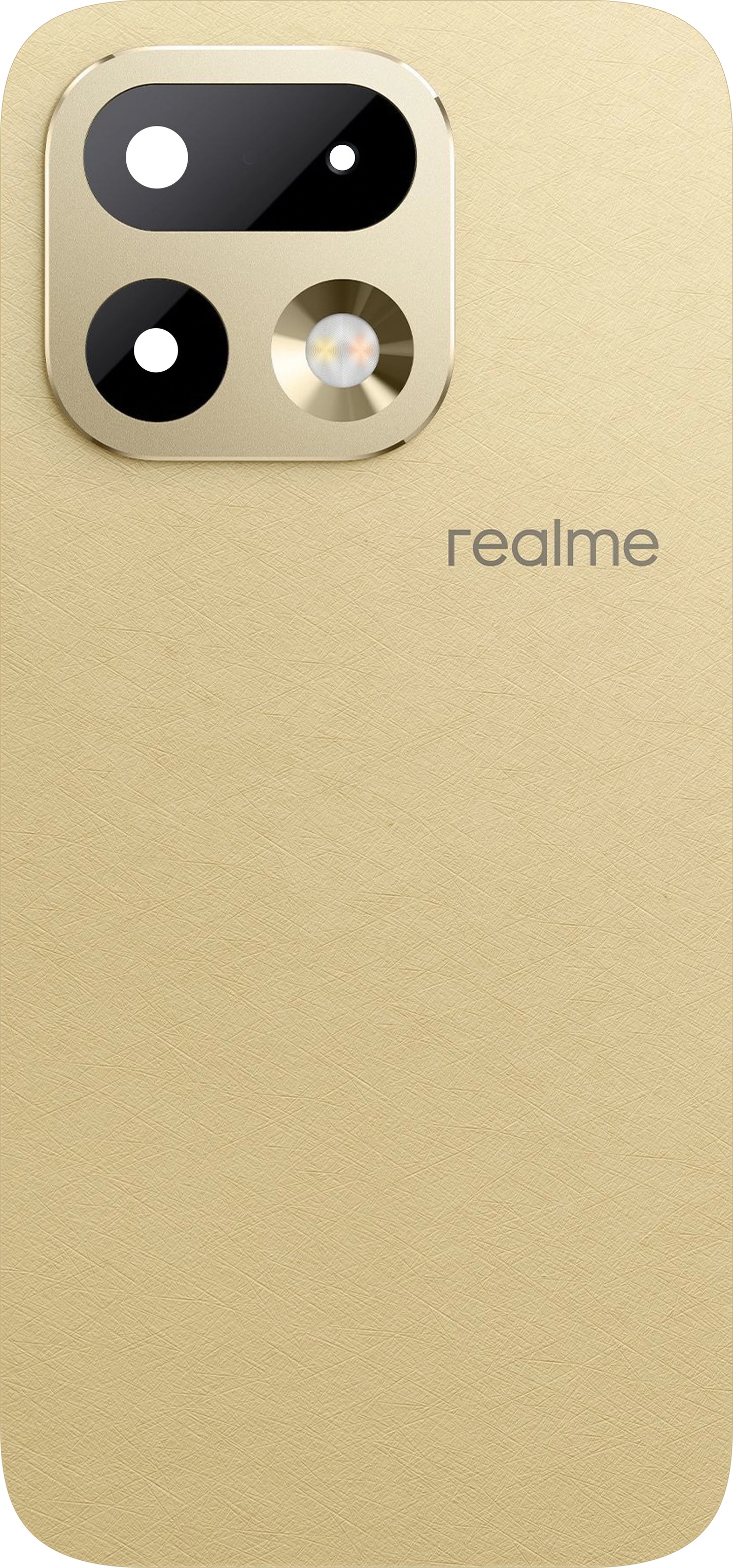Pokrov baterije Realme 16 Pro, Zlat, Service Pack 621033000927