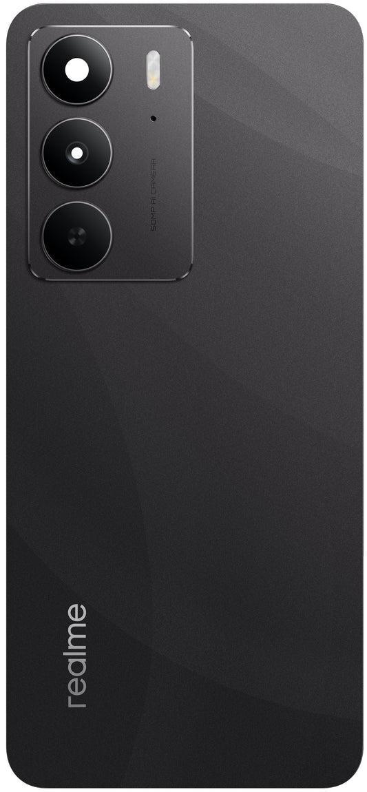 Pokrov baterije Realme C75, črn (Storm Black), Service Pack 621033000438