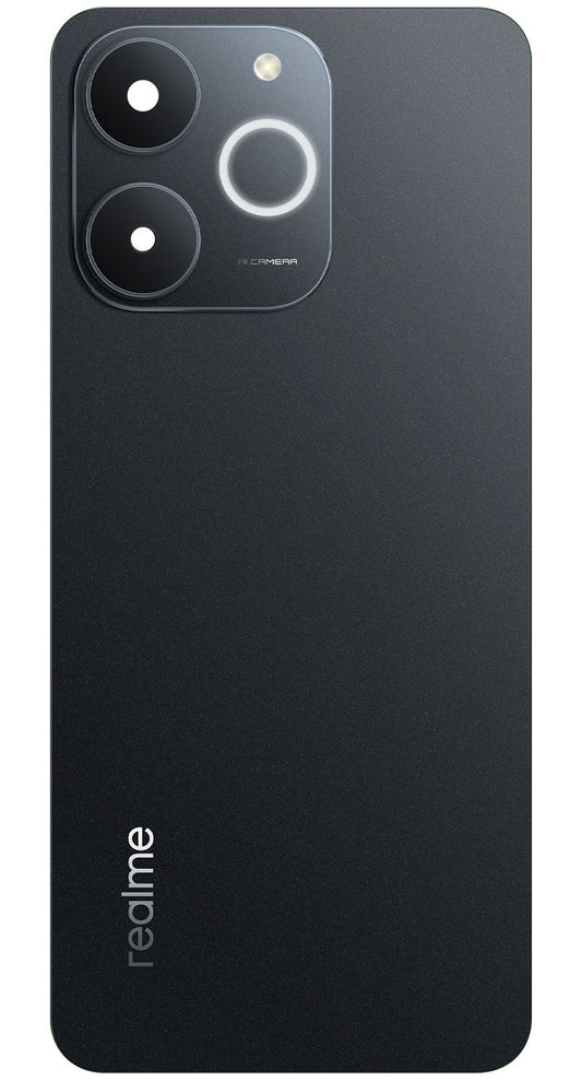 Pokrov baterije Realme Note 70T, črn (Obsidian Black), servisni paket 621033000695