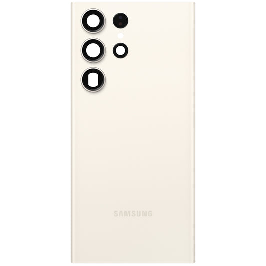 Pokrov baterije Samsung Galaxy S23 Ultra S918, Krem, Service Pack GH82-30400B