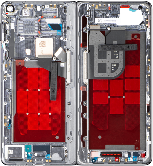 Ohišje sredine Huawei Mate X7, Sivo, Service Pack 02357JUH