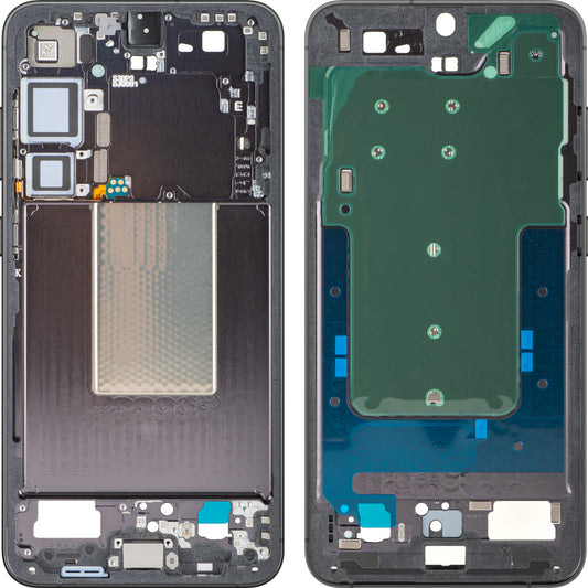 Ohišje sredine Samsung Galaxy S24+ S926, Črna (Onyx Black), Service Pack GH82-33413A