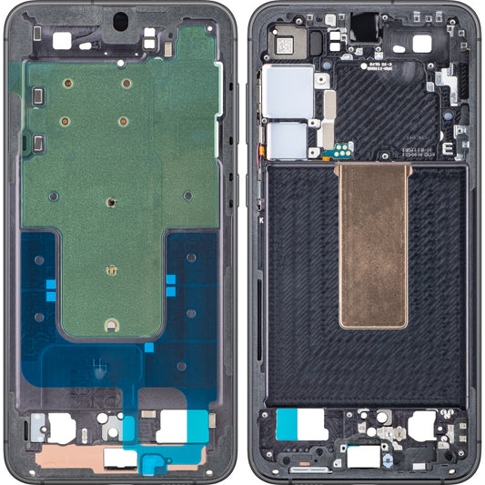 Ohišje sredine Samsung Galaxy S23+ S916, črna (Phantom Black), servisni paket GH96-15838A
