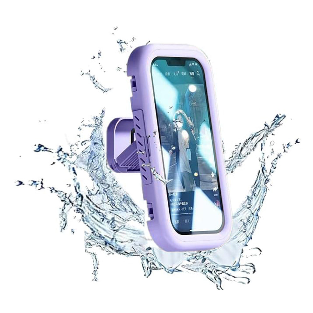 Ohišje za steno z dotikom Techsuit LC-999 za telefon, vodoodporno, vijolično
