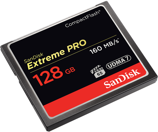 Pomnilniška kartica CompactFlash SanDisk Extreme Pro, 128Gb, UDMA 7 SDCFXPS-128G-X46