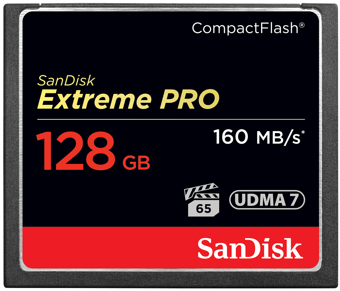 Pomnilniška kartica CompactFlash SanDisk Extreme Pro, 128Gb, UDMA 7 SDCFXPS-128G-X46