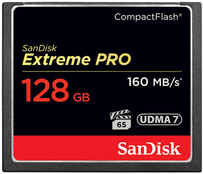 Pomnilniška kartica CompactFlash SanDisk Extreme Pro, 128Gb, UDMA 7 SDCFXPS-128G-X46