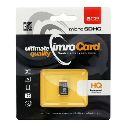 MicroSDHC pomnilniška kartica Imro, 8Gb, razred 4