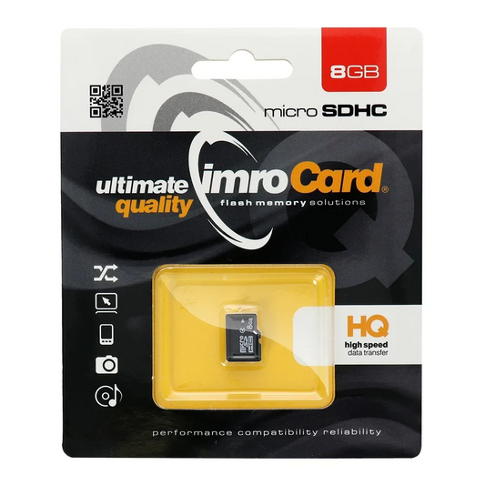 MicroSDHC pomnilniška kartica Imro, 8Gb, razred 4