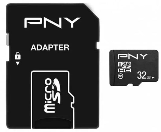 Spominska kartica microSDHC PNY Performance Plus, 32Gb, z adapterjem P-SDU32G10PPL-GE