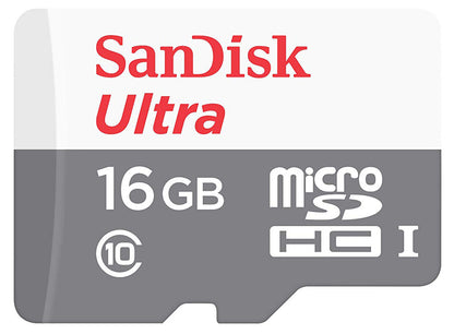 Spominska kartica microSDHC SanDisk Ultra, 16Gb, Razred 10 SDSQUNS-016G-GN3MN