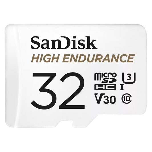 MicroSDHC pomnilniška kartica SanDisk High Endurance, 32GB, razred 10 / UHS-1 U3, z adapterjem SDSQQNR-032G-GN6IA