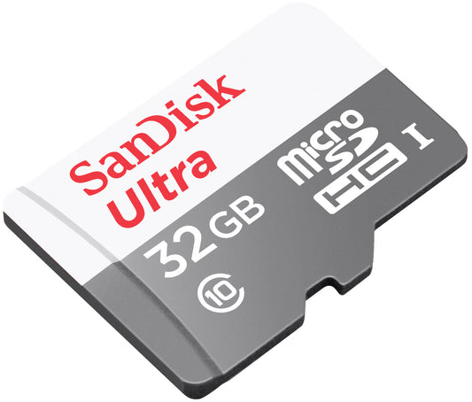 Spominska kartica microSDHC SanDisk Ultra, 32Gb, Razred 10, Z adapterjem SDSQUNR-032G-GN3MA
