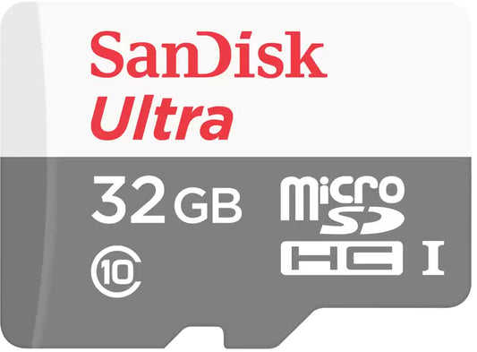 Spominska kartica microSDHC SanDisk Ultra, 32Gb, Razred 10, Z adapterjem SDSQUNR-032G-GN3MA