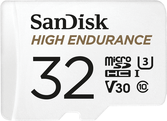 MicroSDHC pomnilniška kartica SanDisk High Endurance, 32GB, razred 10 / UHS-1 U3, z adapterjem SDSQQNR-032G-GN6IA