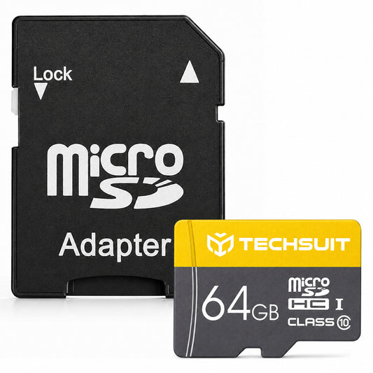 Pomnilniška kartica microSDXC Techsuit THCM11, 64 GB, razred 10, z adapterjem