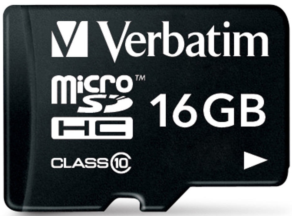 MicroSDHC pomnilniška kartica Verbatim, 16 GB, razred 10 / UHS-1 U1, z adapterjem 44082