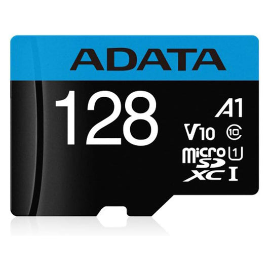 Pomnilniška kartica microSDXC Adata Premier, 128Gb, Razred 10 / UHS-1 U1, z adapterjem AUSDX128GUICL10A1-RA1