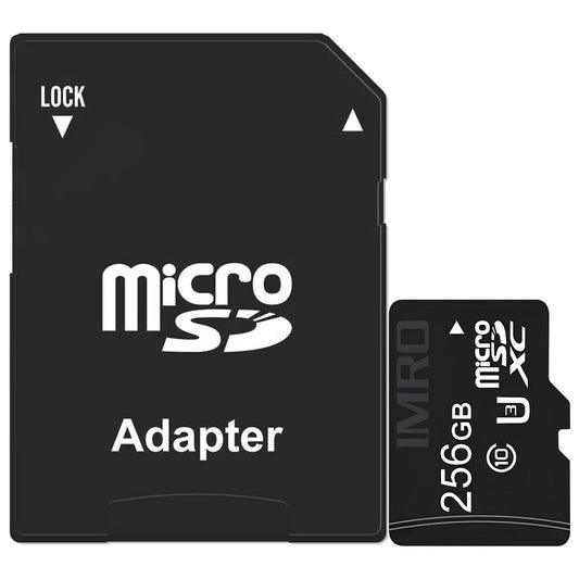 Imro microSDXC pomnilniška kartica, 256GB, razred 10 / UHS-1 U3, z adapterjem