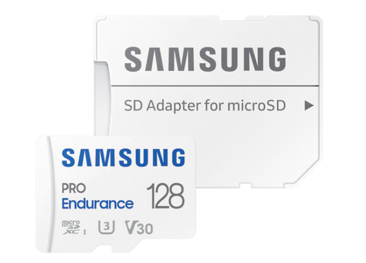 Spominska kartica microSDXC Samsung PRO Endurance, 128Gb, Razred 10 / UHS-1 U3, Z adapterjem MB-MJ128KA/EU