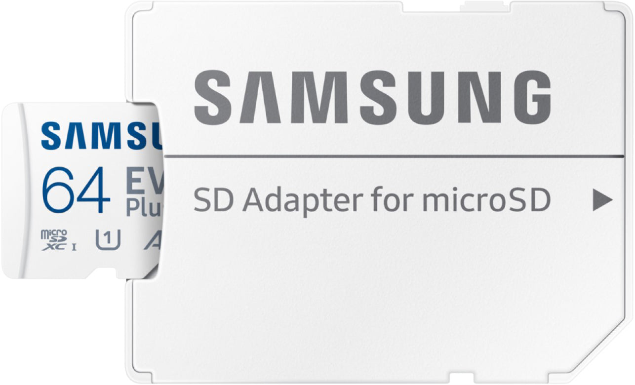 Spominska kartica microSDXC Samsung Evo Plus, 64Gb, Razred 10 / UHS-1 U1, Z adapterjem MB-MC64SA/EU