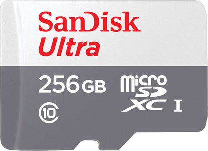 Spominska kartica microSDXC SanDisk Ultra, 256Gb, Razred 10 SDSQUNR-256G-GN3MN