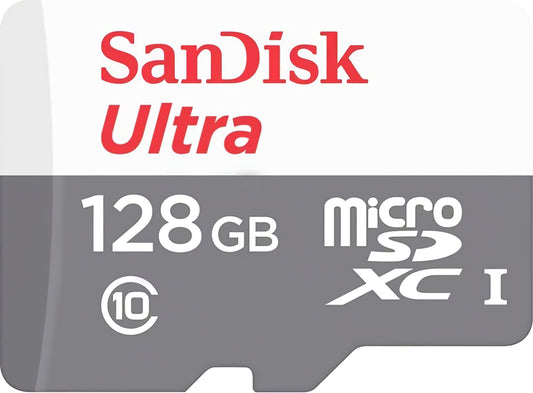 SanDisk Ultra Android microSDXC pomnilniška kartica, 128 GB, razred 10 / UHS-1 U1 SDSQUNR-128G-GN3MN