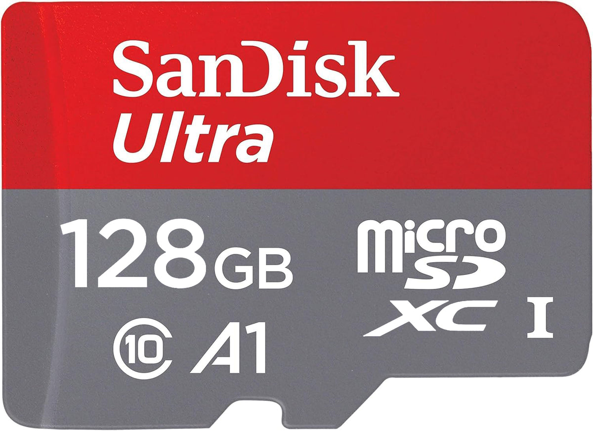 Spominska kartica microSDXC SanDisk Ultra Android A1, 128Gb, Razred 10 / UHS-1 U1 SDSQUAB-128G-GN6MN