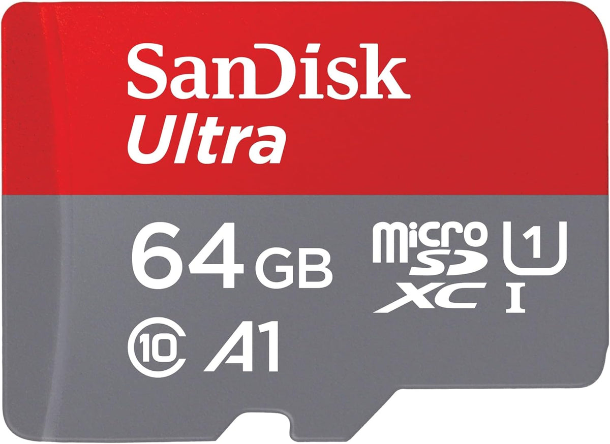 Spominska kartica microSDXC SanDisk Ultra Android A1, 64Gb, Razred 10 / UHS-1 U1 SDSQUAB-064G-GN6MN
