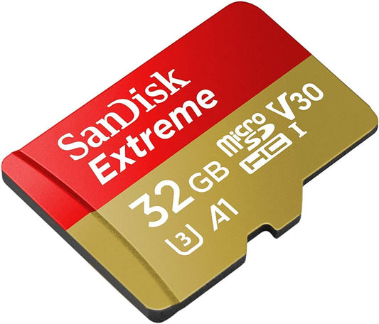 Spominska kartica microSDHC SanDisk Extreme, 32Gb, Razred 10 / UHS-1 U3 SDSQXAF-032G-GN6MN