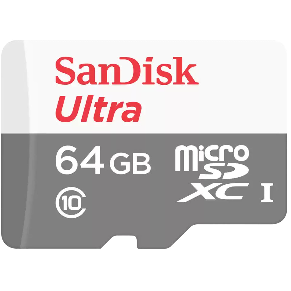 Spominska kartica microSDXC SanDisk Ultra, 64Gb, Razred 10, Z adapterjem SDSQUNR-064G-GN3MA