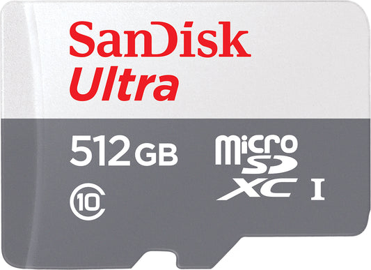 Spominska kartica microSDXC SanDisk Ultra, 512Gb, Razred 10 SDSQUNR-512G-GN3MN