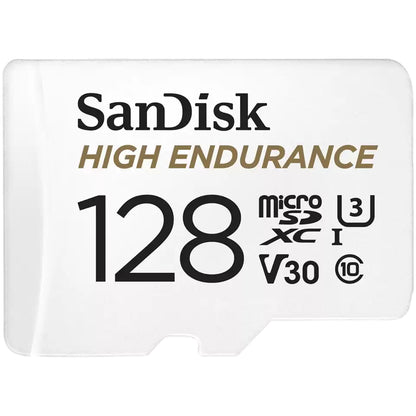 Spominska kartica microSDXC SanDisk High Endurance, 128Gb, Razred 10 / UHS-1 U3, Z adapterjem SDSQQNR-128G-GN6IA