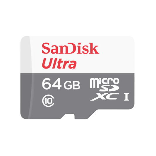 Spominska kartica microSDXC SanDisk Ultra, 64Gb, Razred 10, Z adapterjem SDSQUNR-064G-GN6TA